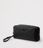 Prada Saffiano Leather Triangle Pouch