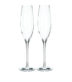 Waterford elegance optic Champagne flutes 300ml (British brand)