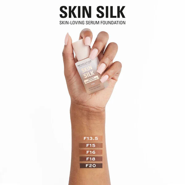 Revolution Skin Silk foundation F20, imported from the UK