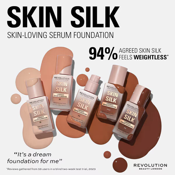 Revolution Skin Silk foundation F20, imported from the UK