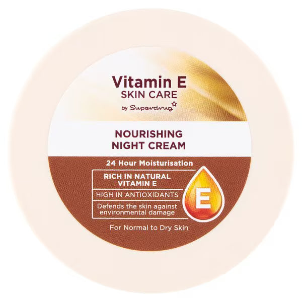 Superdrug Vitamin E Night Cream 100ml (British brand)