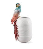 Lladró porcelain Macaw vase 56cm, UK version