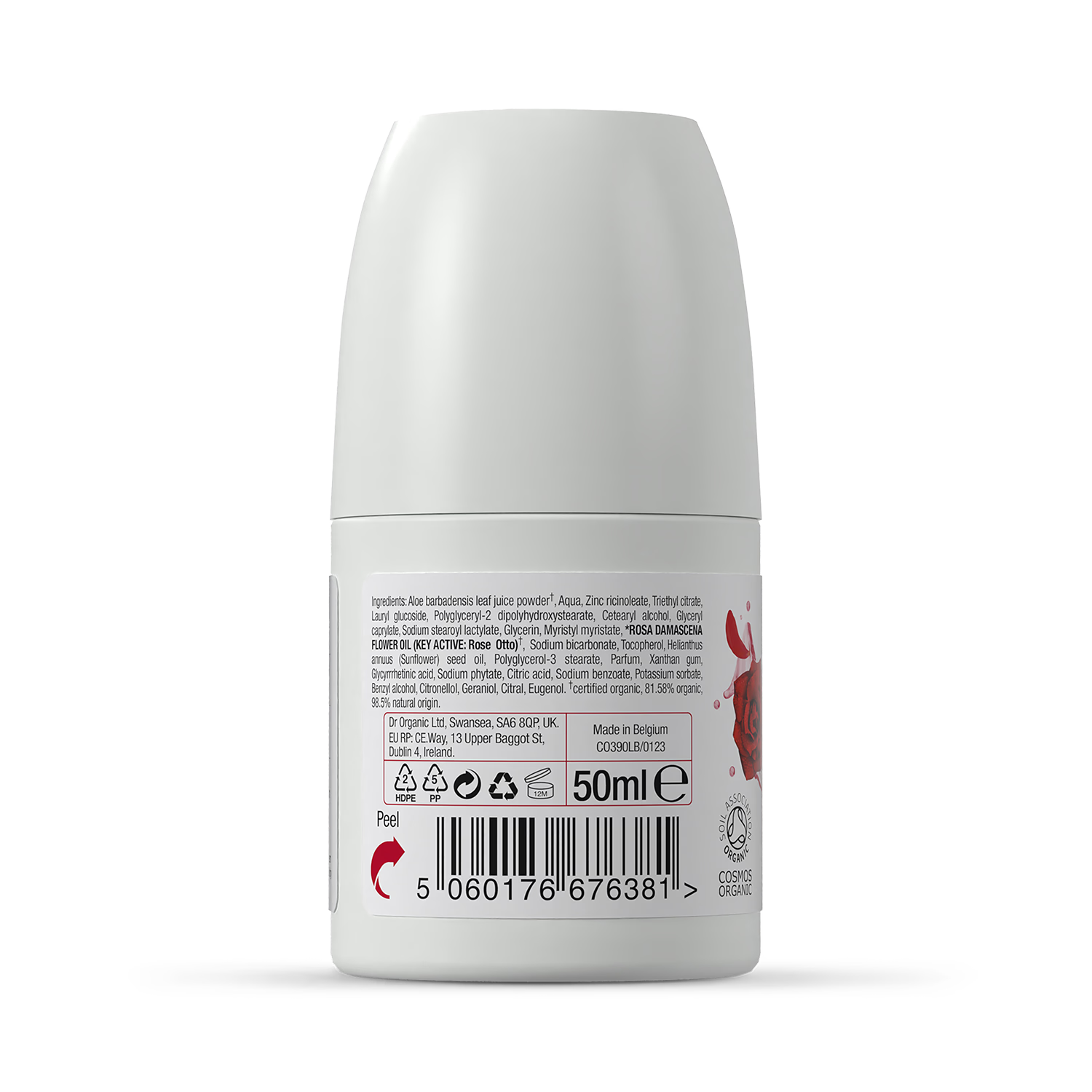 Dr Organic Rose Otto Deodorant 50ml