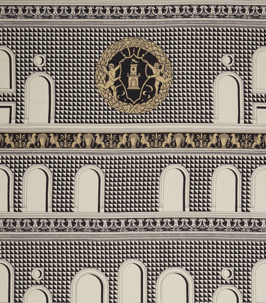 Fornasetti Plaid Facciata Throw 140cm x 200cm - British product