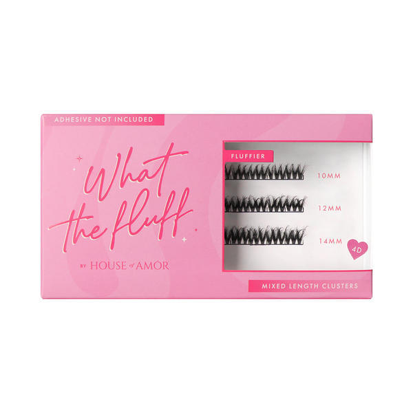 House of Amor False Eyelashes FLUFFIER Cluster Style, UK version