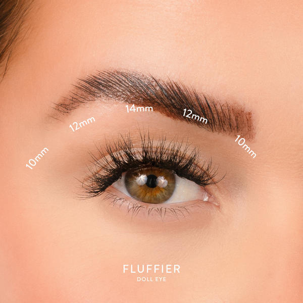 House of Amor False Eyelashes FLUFFIER Cluster Style, UK version