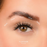 House of Amor False Eyelashes FLUFFIER Cluster Style, UK version