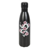 Something Different Floral Snake Steel Water Bottle (British brand)