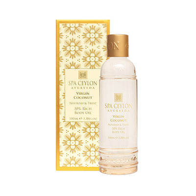 SPA CEYLON Jomfru Kokosolje Rik Kroppsolje 100ml