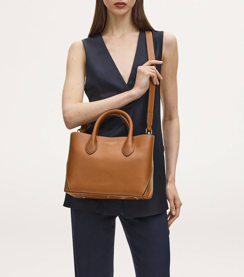 Aspinal Of London Midi Leather London Tote Bag