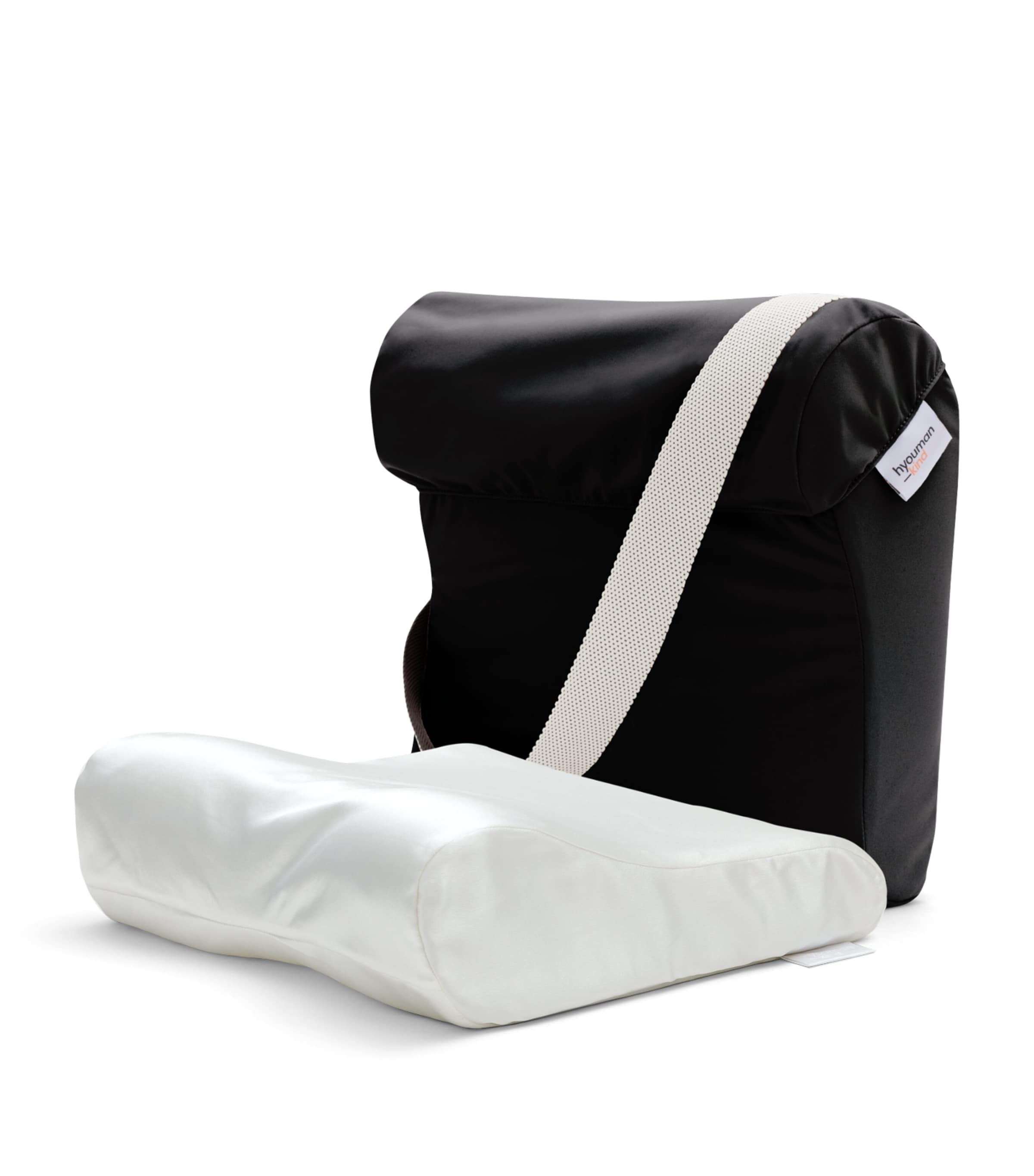 HYOUMANKIND Go Pillow with Silk Pillowcase (34cm x 32cm)