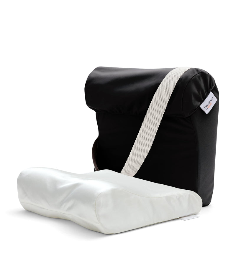 HYOUMANKIND Go Pillow with Silk Pillowcase (34cm x 32cm)