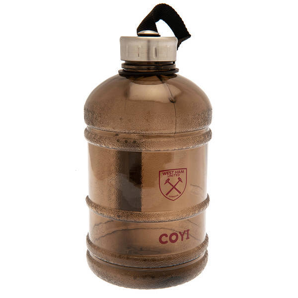 West Ham United FC Barrel Water Bottle (British brand)