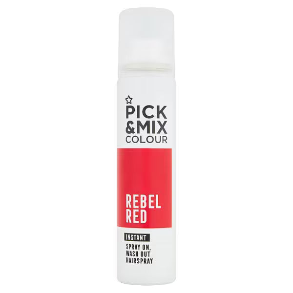 Superdrug Red temporary hair spray 75ml, imported from the UK