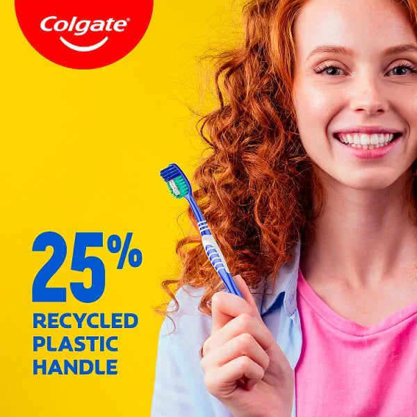 Colgate Extra Clean Medium Toothbrush 3 Pack - British product