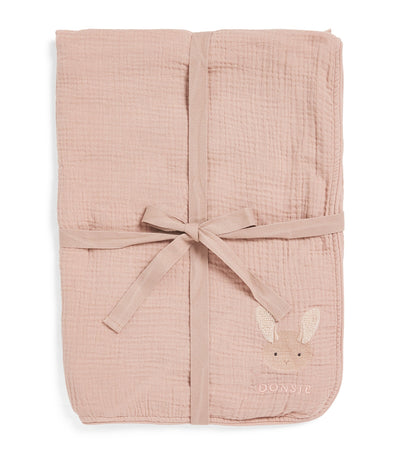 Donsje Muslin Embroidered Ploekie Baby Blanket
