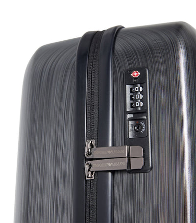 Logo Cabin Suitcase with Compartmentalized Interior and Wheels 56cm