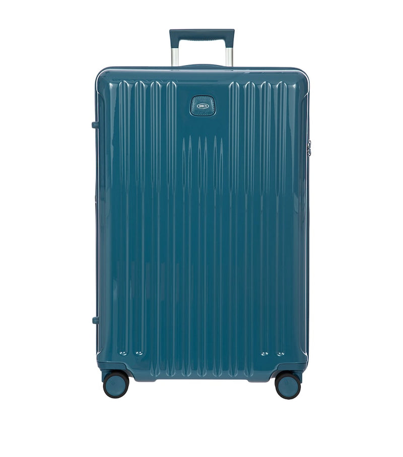 Hardwearing Recycled Polycarbonate Spinner Suitcase in Marine Hue
