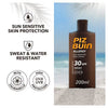 Piz Buin sun cream sensitive skin lotion 200ml , UK version