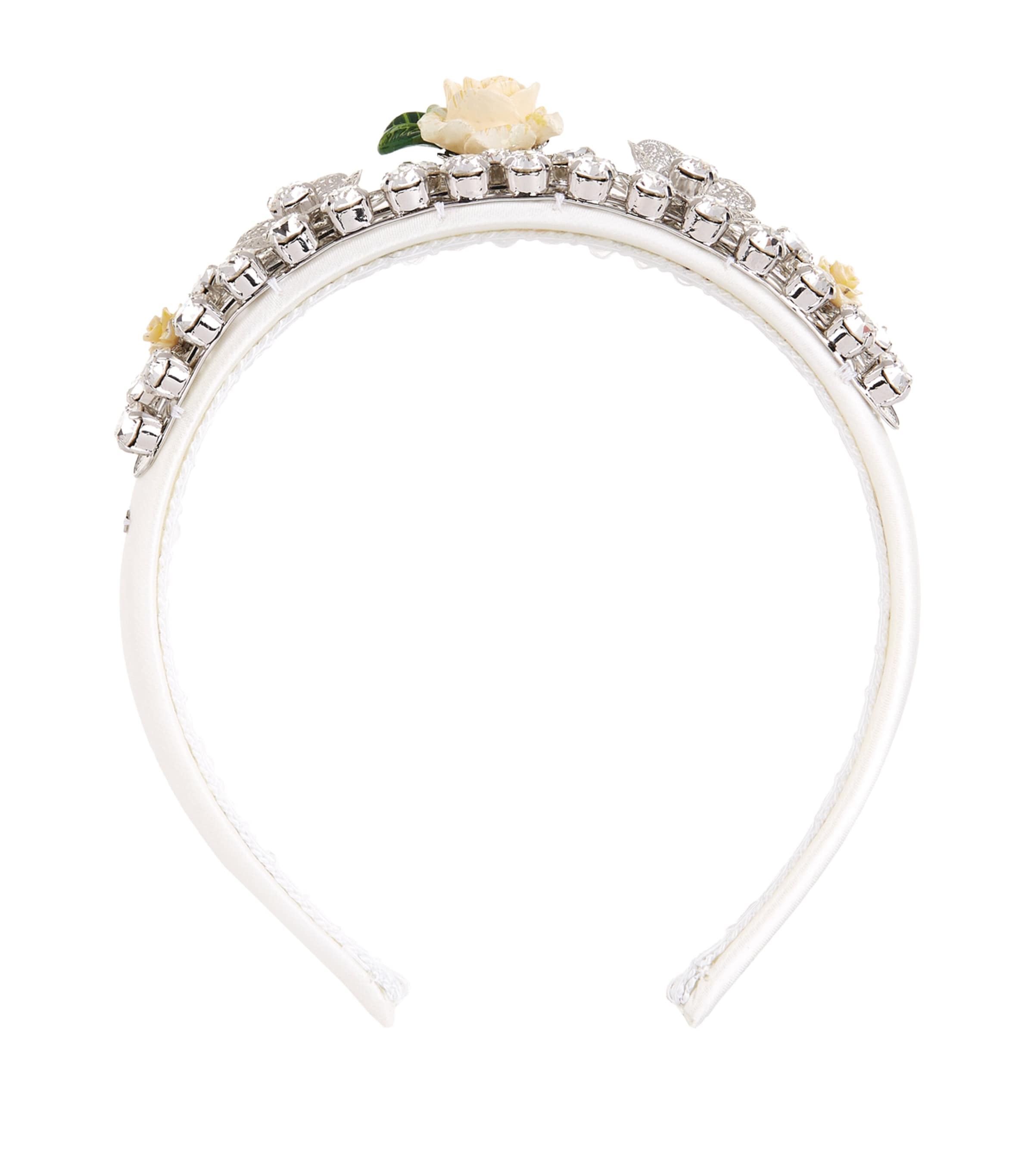 Dolce&Gabbana Kids Floral-Detail Tiara - British product