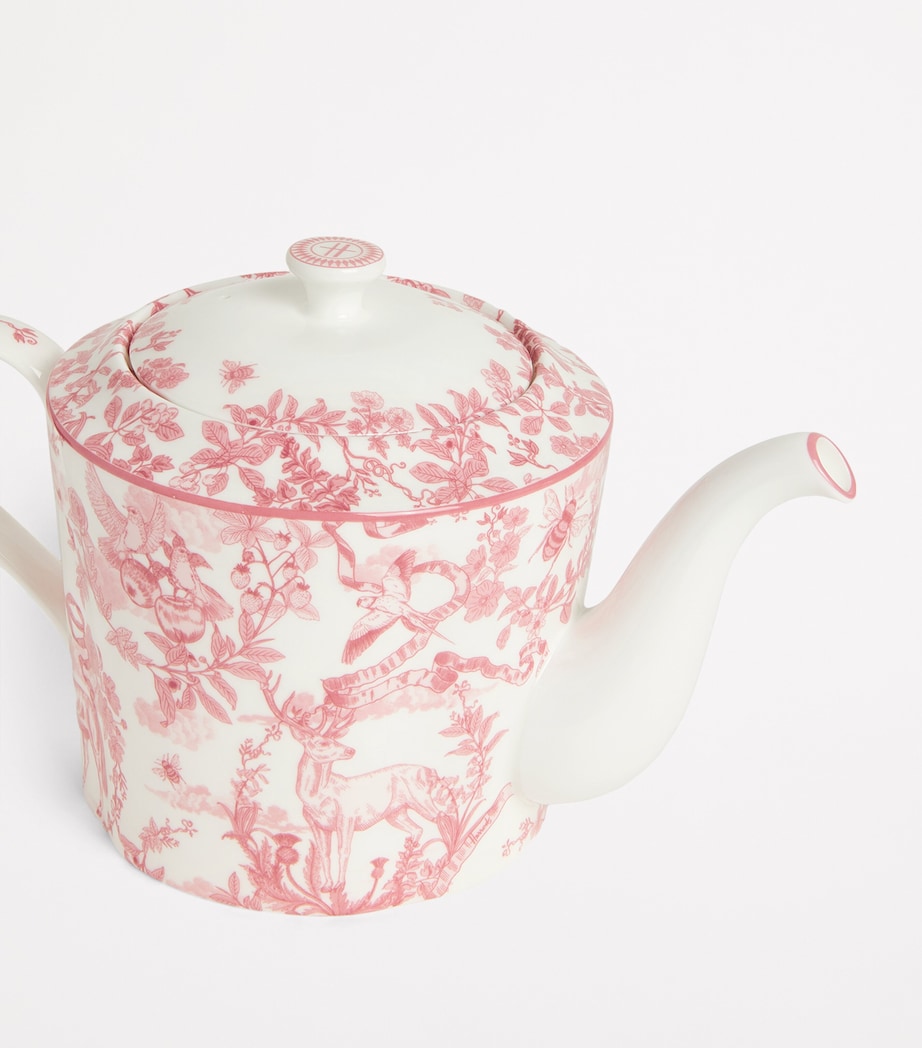 Harrods Bone China Toile Teapot, UK version