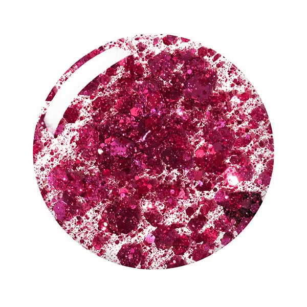 Barry M glitter effect nail paint Fuschia Fiesta - British product