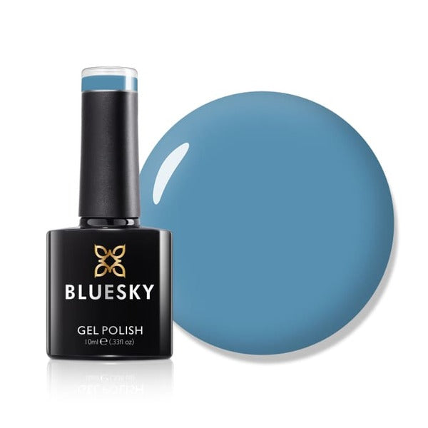 Bluesky Vegan Gel Polish Fidgety Blue - British product