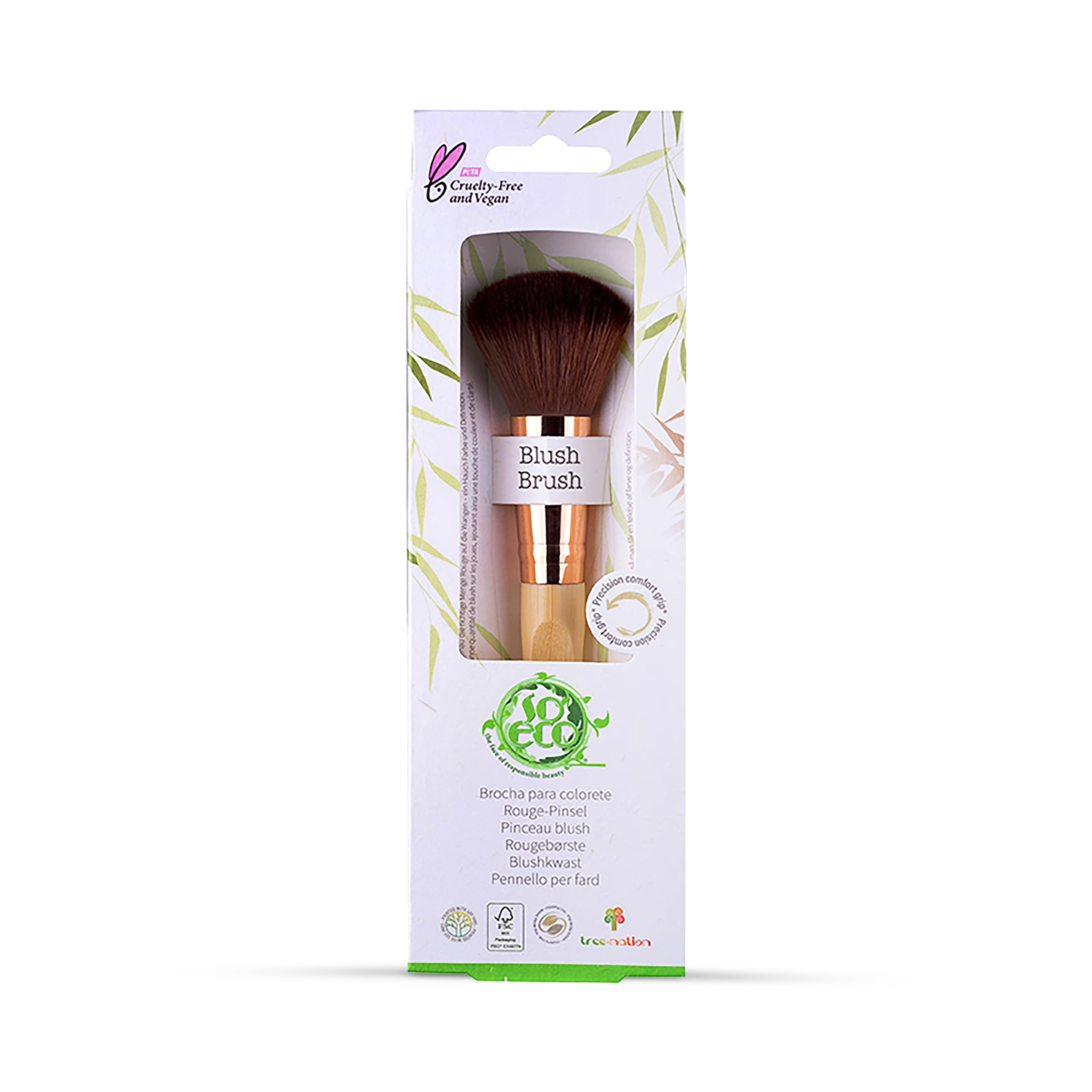 So Eco Bamboo Blush Brush With Synthetic Bristles (British brand)