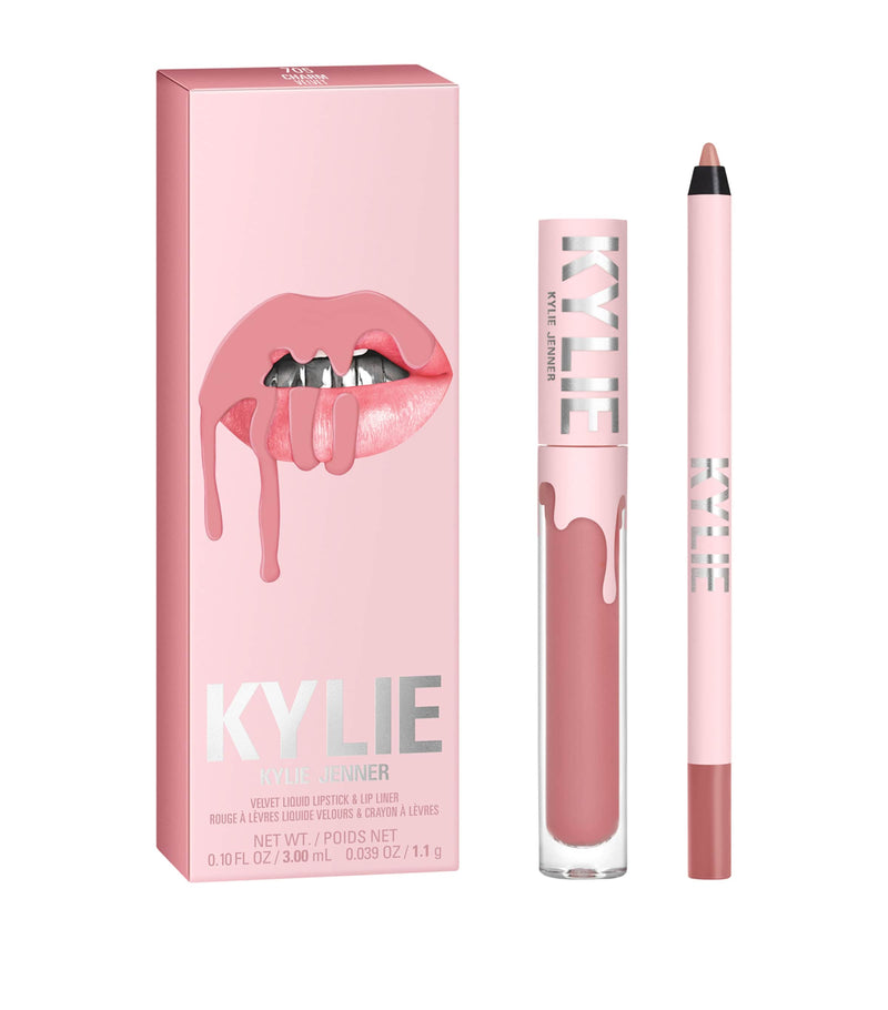 Kylie Cosmetics Velvet Lip Kit with liquid lipstick and liner, UK version