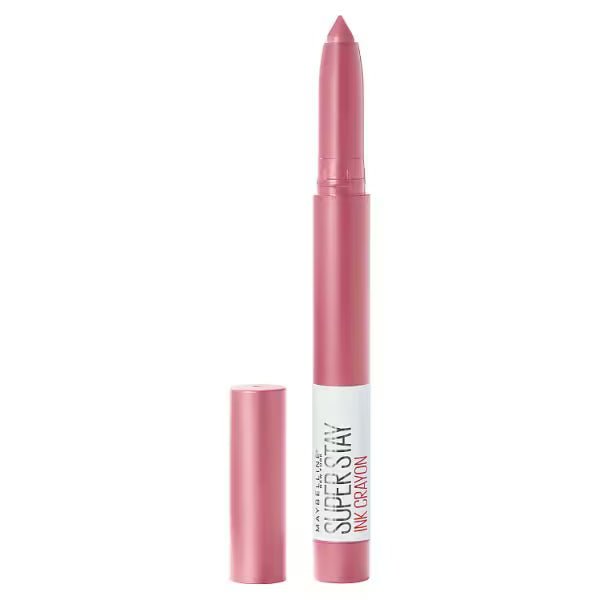 Maybelline pink lip crayon 30 Seek Adventure (British brand)