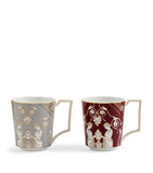 Wedgwood Valentine's Renaissance coffee mugs 300ml (British brand)