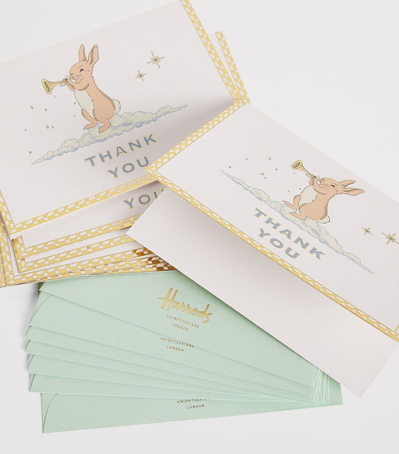 Harrods Bunny Thank You Cards (Pack of 8)