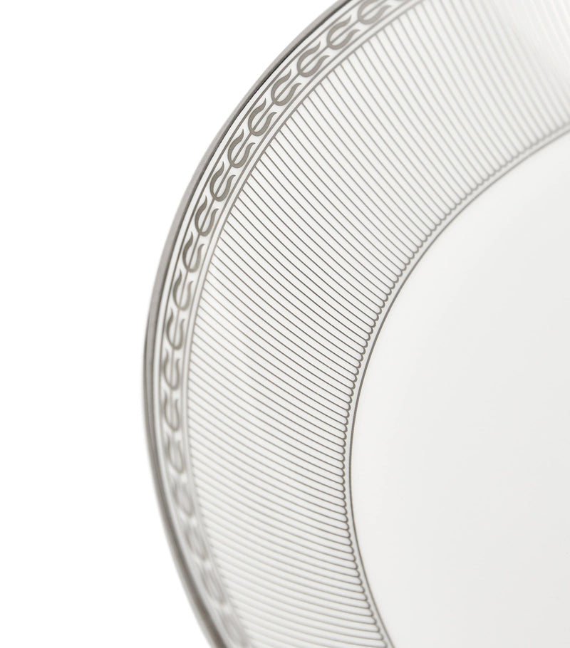 Wedgwood Silver Tonquin Deep Plate (22cm)