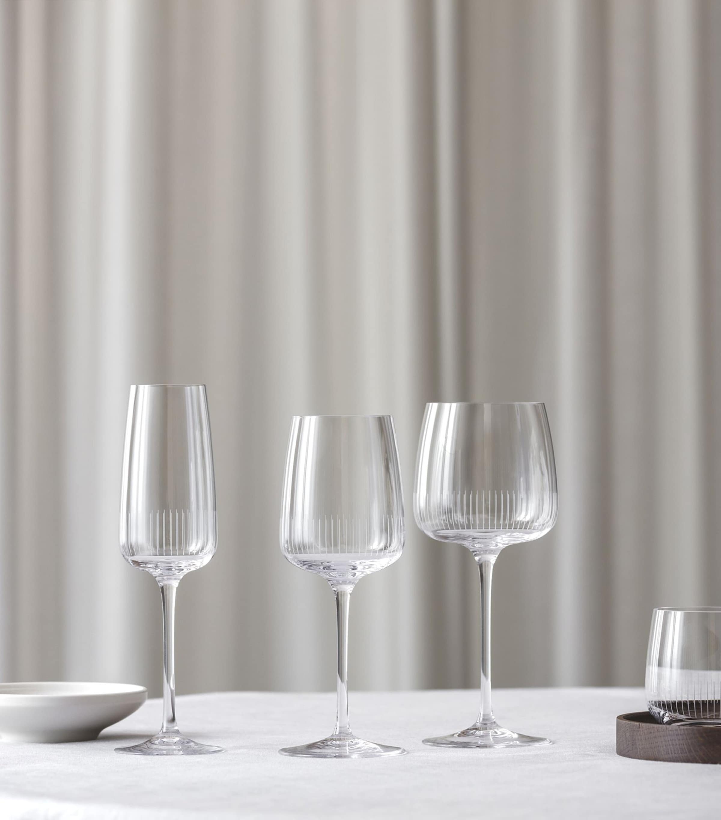 Villeroy & Boch Set of 4 Crystal Afina White Wine Glasses (125ml)