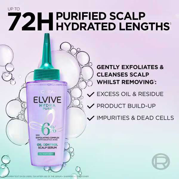 L'Oreal Paris Elvive Hydra Pure Scalp Serum, UK version