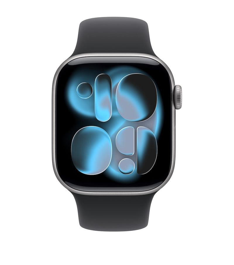 Apple Watch Series 11 Space Grey Aluminium with Black Sport Band 42mm - British product