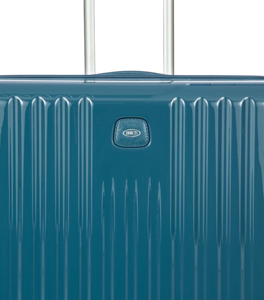 Hardwearing Recycled Polycarbonate Spinner Suitcase in Marine Hue
