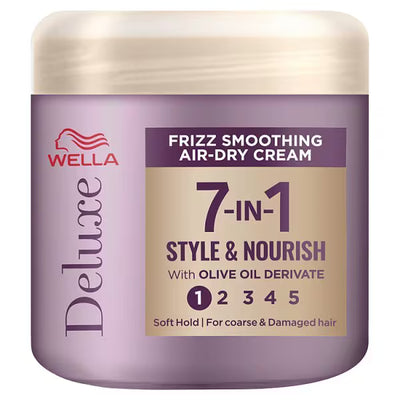 Wella Deluxe 7in1 Frizz Smoothing Air-Dry Cream Leave In Conditioner 150ml