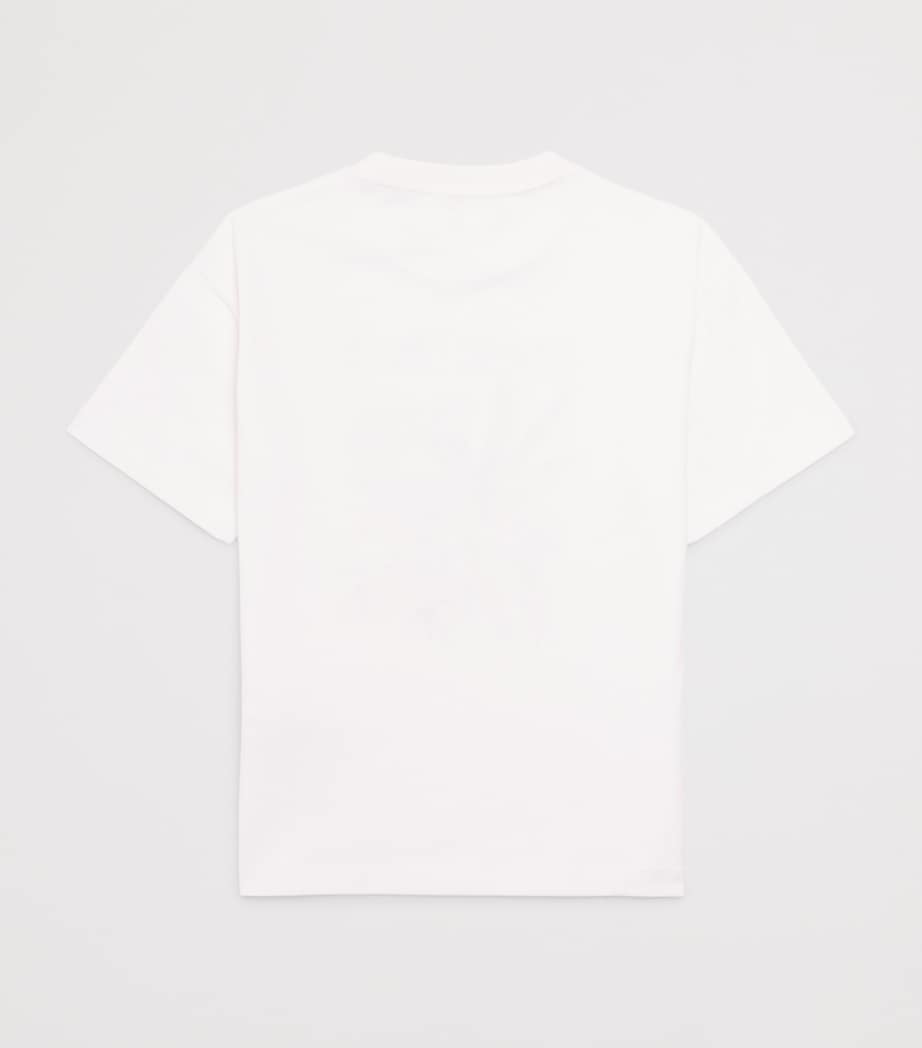 Roberto Cavalli cotton tropical logo T-shirt 4-14 years, imported from the UK
