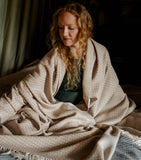 Araminta Campbell Alpaca-Blend Willow Throw (150cm x 230cm)
