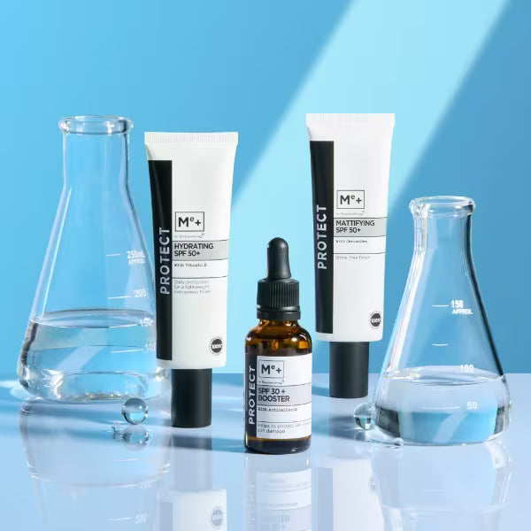 Me+ SPF50 Booster 50ml moisturising sunscreen serum, imported from the UK