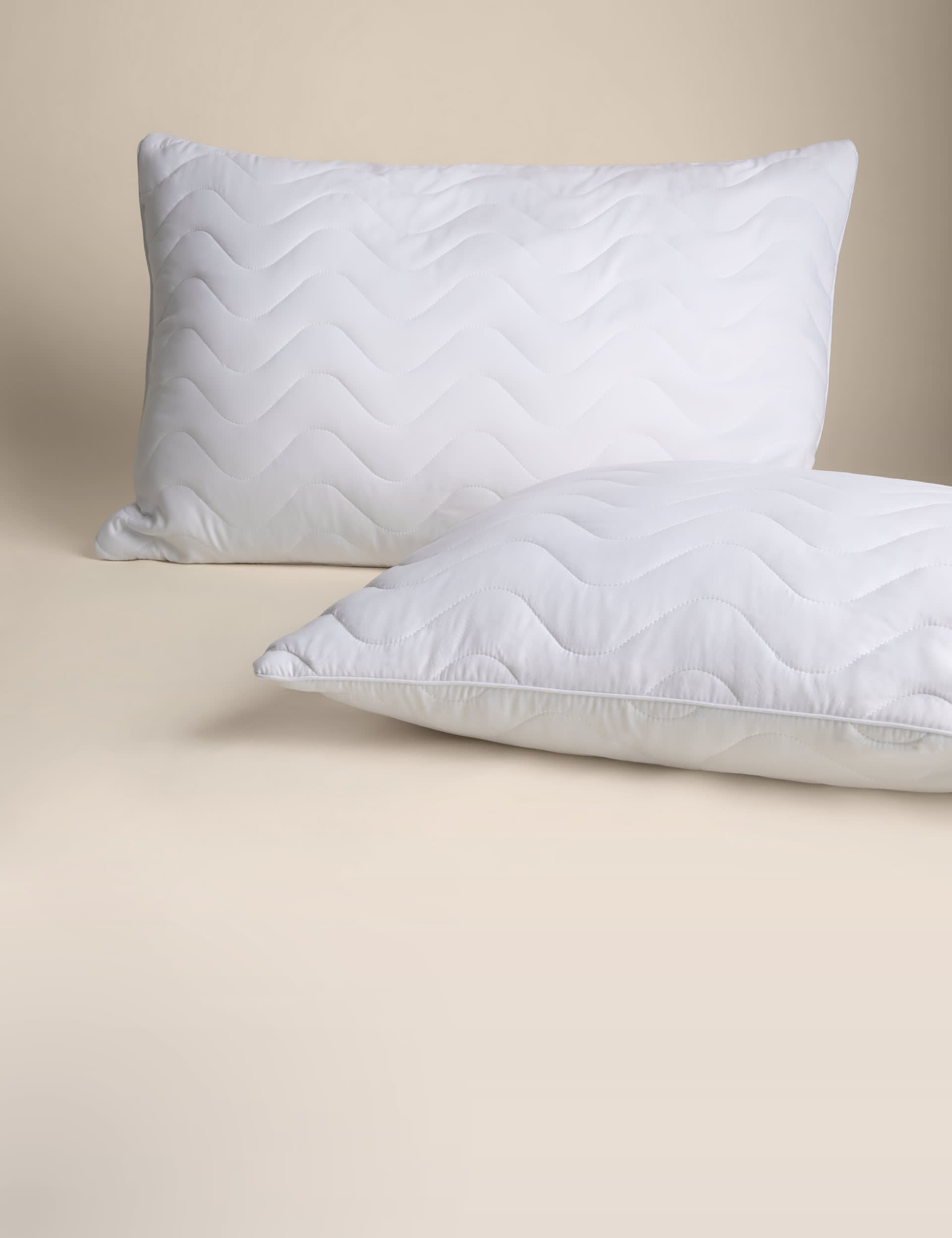 2 Pack Body Temperature Control Medium Pillows