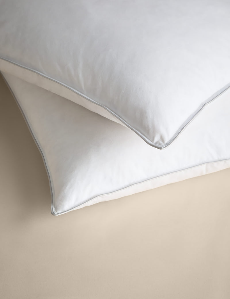 Hungarian goose feather and down medium pillows 2 pack, UK version