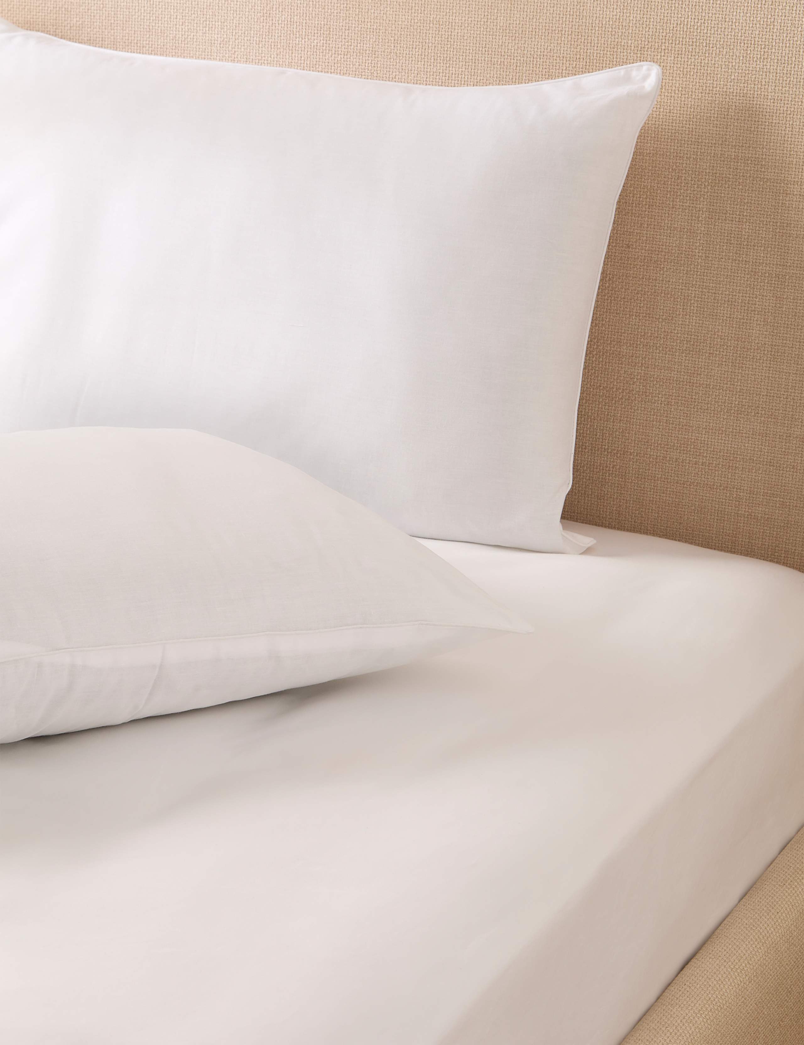 Duck feather and down medium pillows 2 pack - British product
