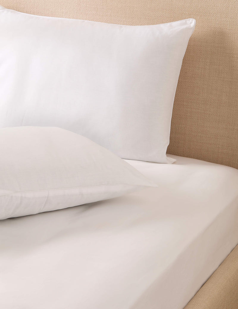 Duck feather and down medium pillows 2 pack - British product