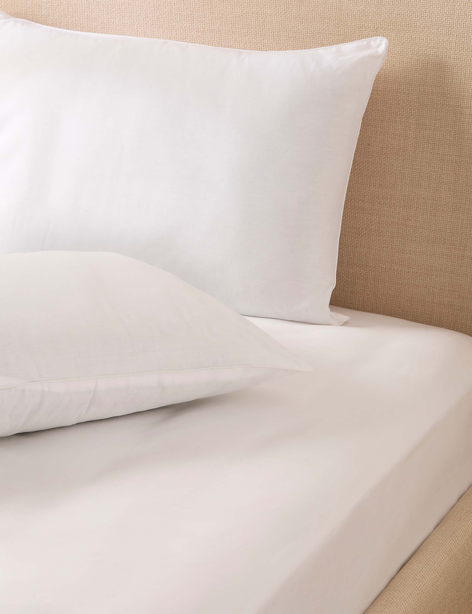 Duck feather and down medium pillows 2 pack - British product