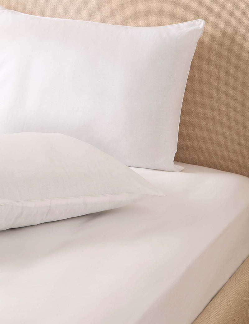 Duck feather and down medium pillows 2 pack - British product