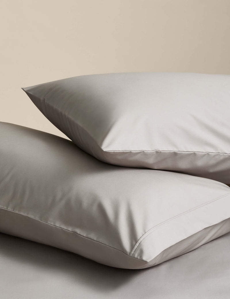 Egyptian cotton king size pillowcases with 230 thread count, imported from the UK