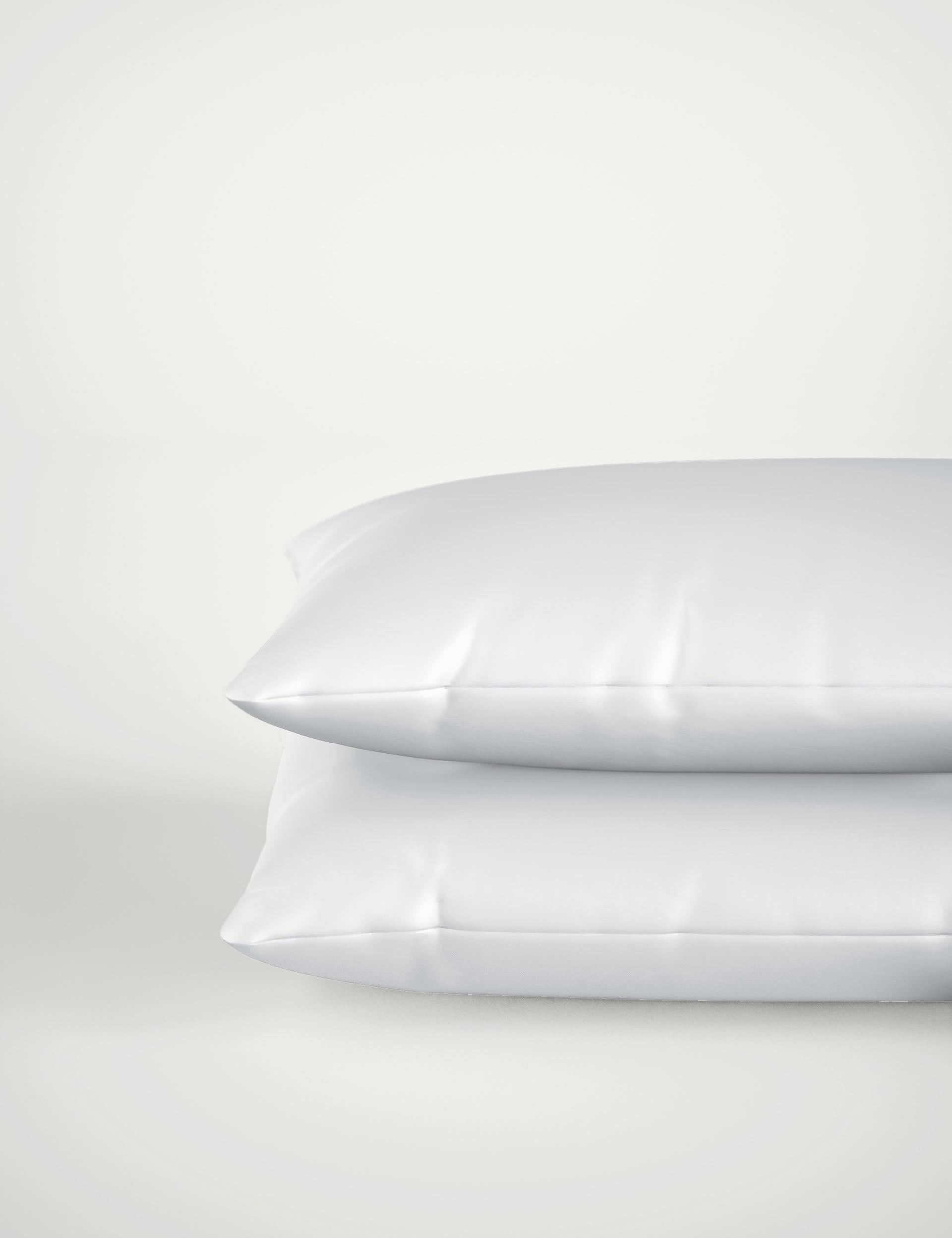 2 Pack Egyptian Cotton Sateen 400 Thread Count Pillowcases