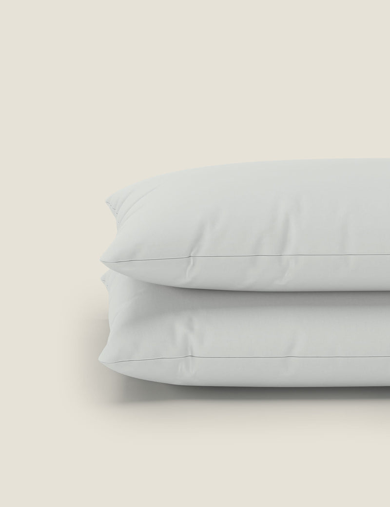 Pure cotton 180 thread count pillowcases 2-pack, imported from the UK